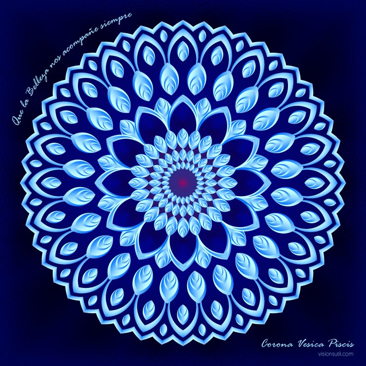 Mandala con Vesica Piscis