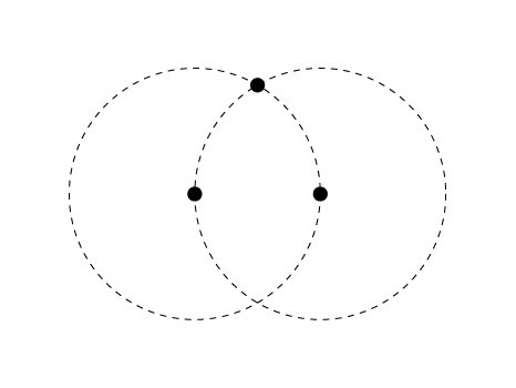 Triángulo rectángulo, tríada, triskel
