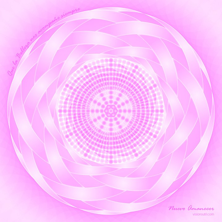 Mandala de VisiónSutil y nuevArmonía. Todo es vibración. 