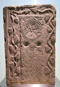 Estela romana del museo arqueológico de Vitoria-Gasteiz