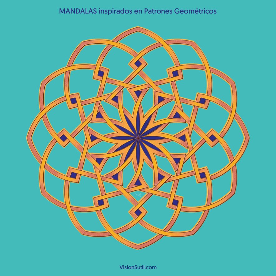 Mandala inspirado en Patrones geométricos islamicos