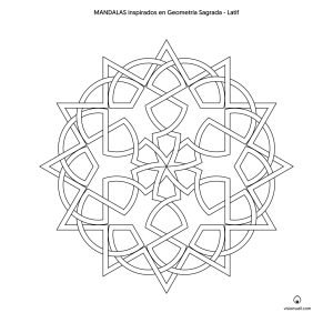 Mandala inspirado en geometría sagrada 2