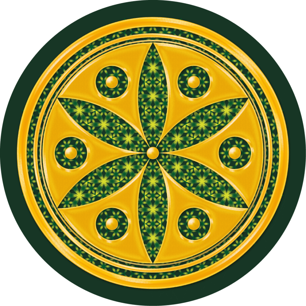 Mandala inspirado en la flor de la vida para el Camino Sagrado de la Geometría