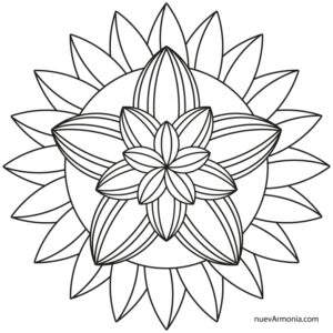 Mandalas y arteterapia de nuevarmonia para colorear 1