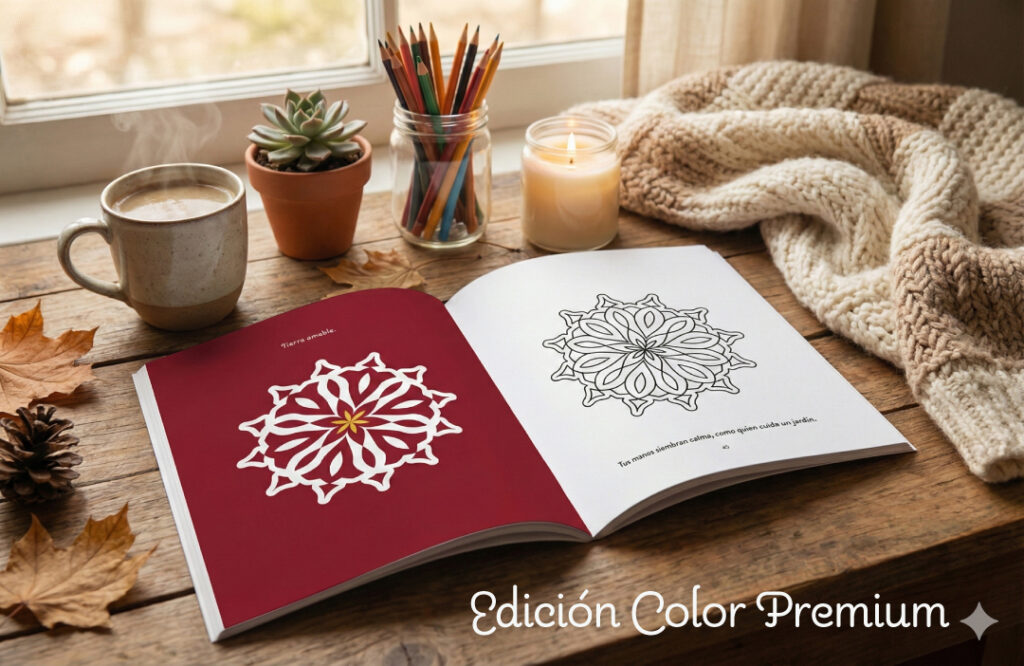 Libro de Mandalas y ArteTerapia: regalos de calma para nuestros mayores