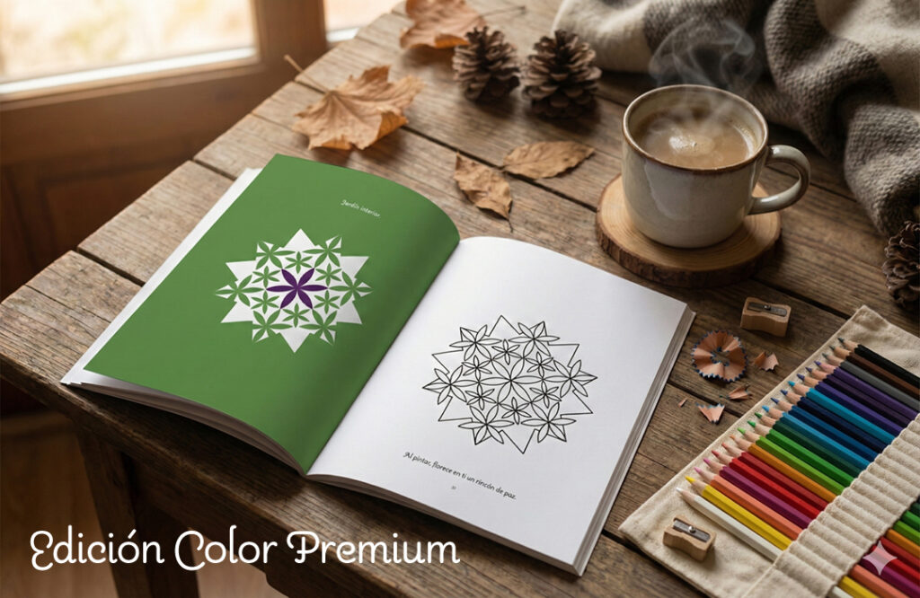 Libro de Mandalas y ArteTerapia: regalos de calma para nuestros mayores