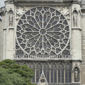 Rosetón de la catedral Notre Dame de París